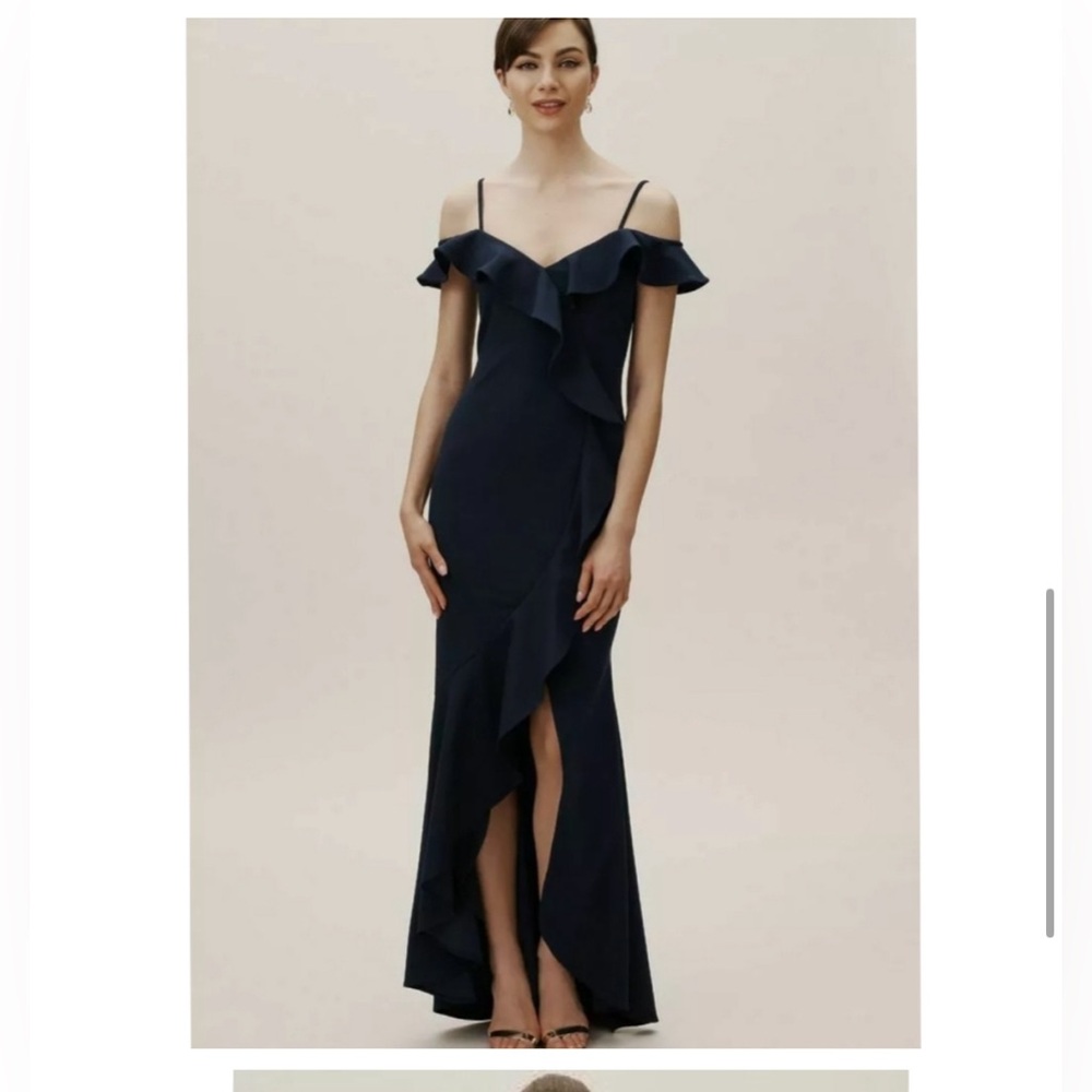 Anthropologie BHLDN Lafayette Dress in Black - Size 4